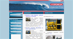 Desktop Screenshot of hydromega.com.pl