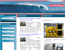 Tablet Screenshot of hydromega.com.pl